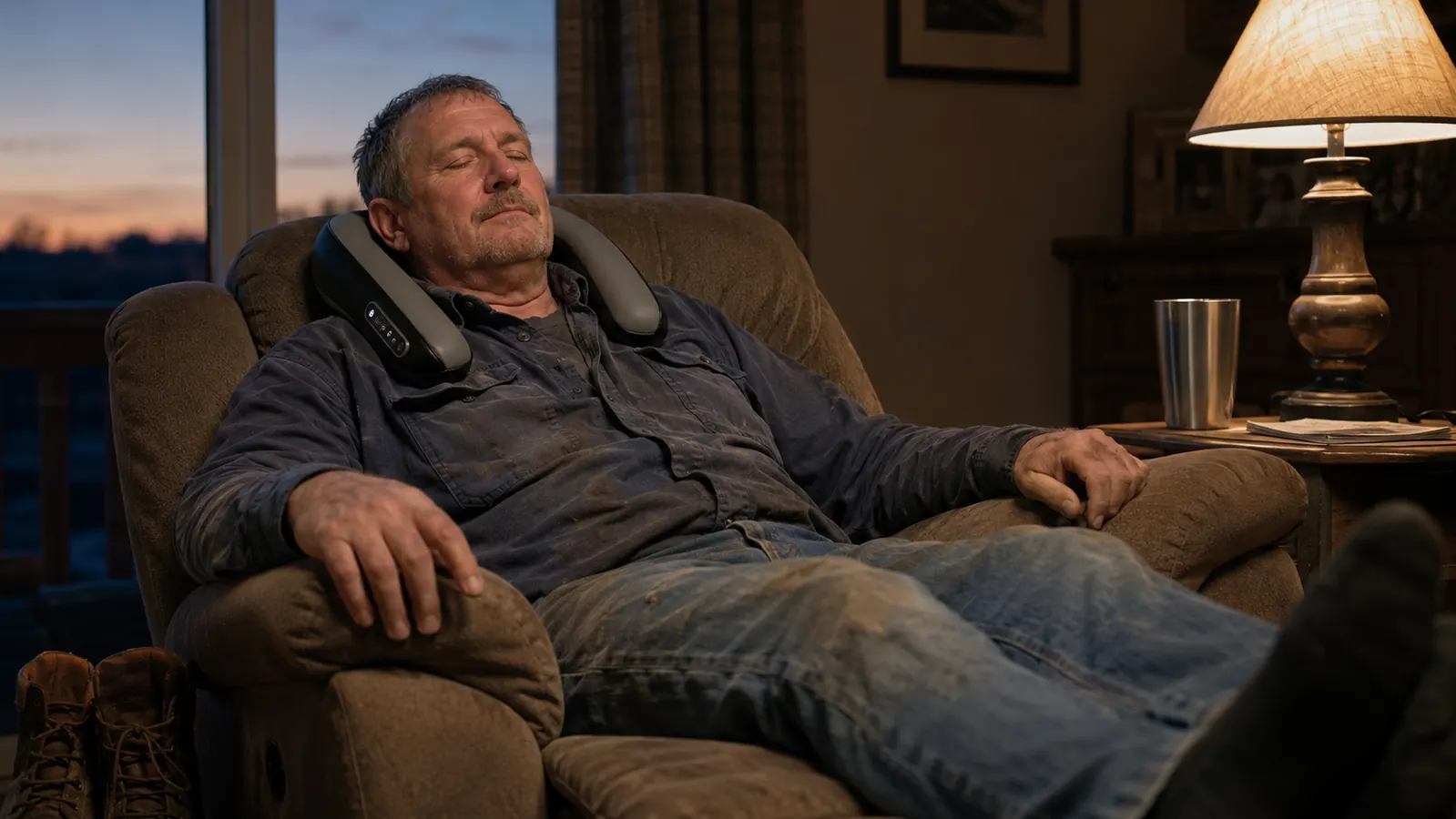 How to Relieve Neck and Shoulder Tension With a Shiatsu Massager