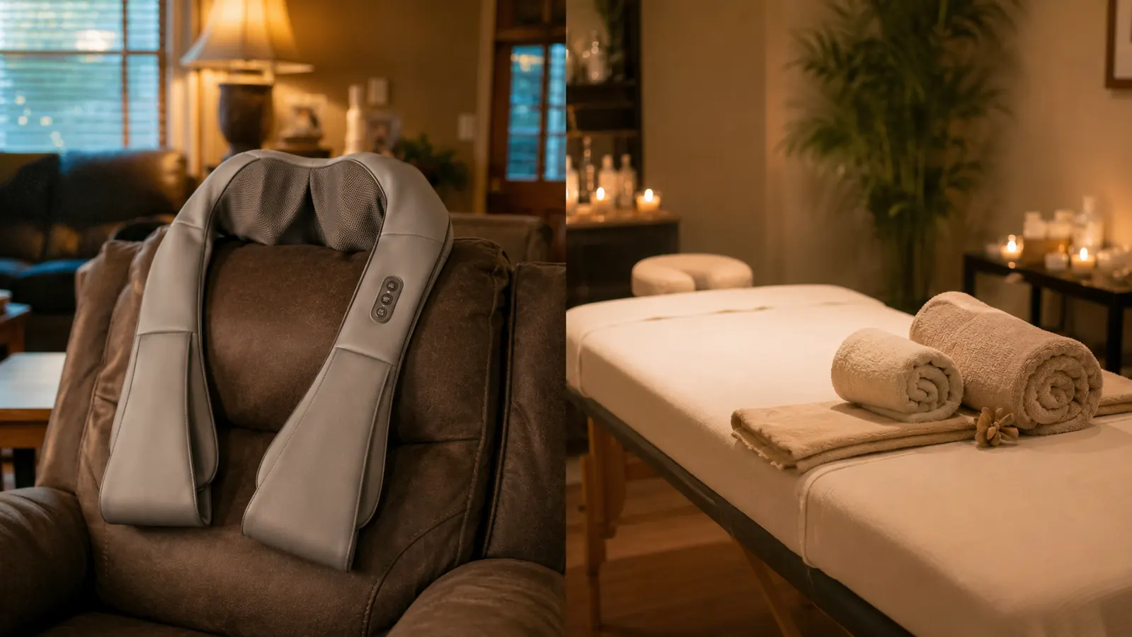Shiatsu Neck Massager vs a Professional Massage: What You Actually Get